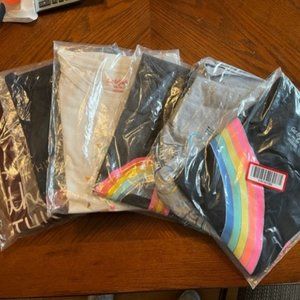 6 NWT Cat & Jack Girls Long Sleeve shirts Sz XXL (18) see photos for designs